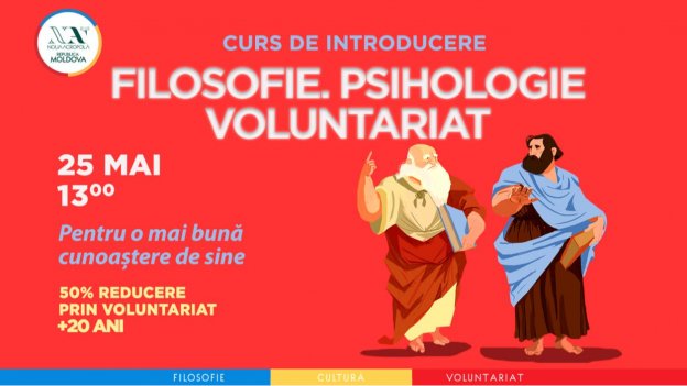 Curs de Introducere în Filosofie și Psihologie.Voluntariat (Mai)