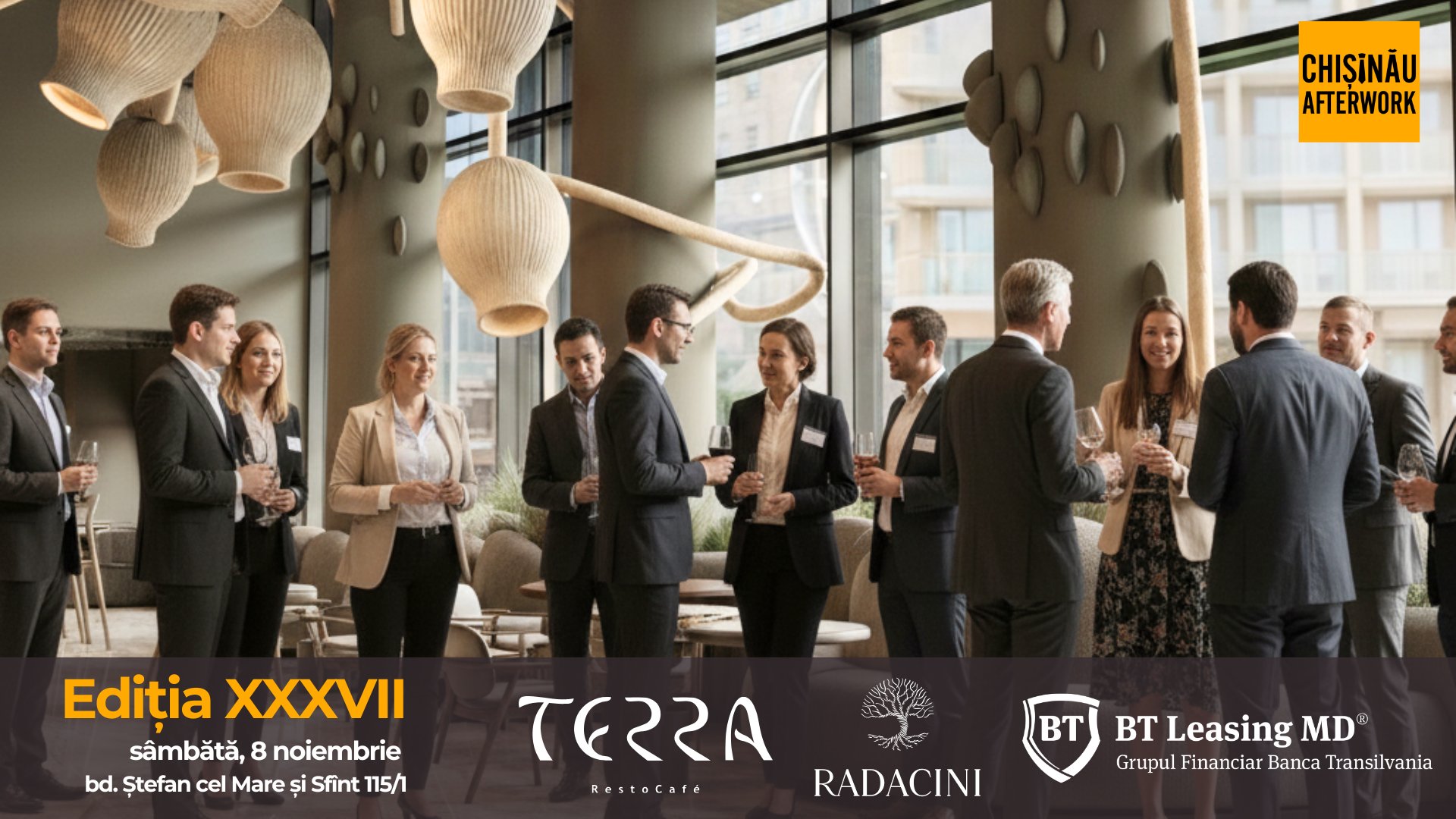 Chișinău Afterwork: Networking la un pahar de vin, ediția XXXVII
