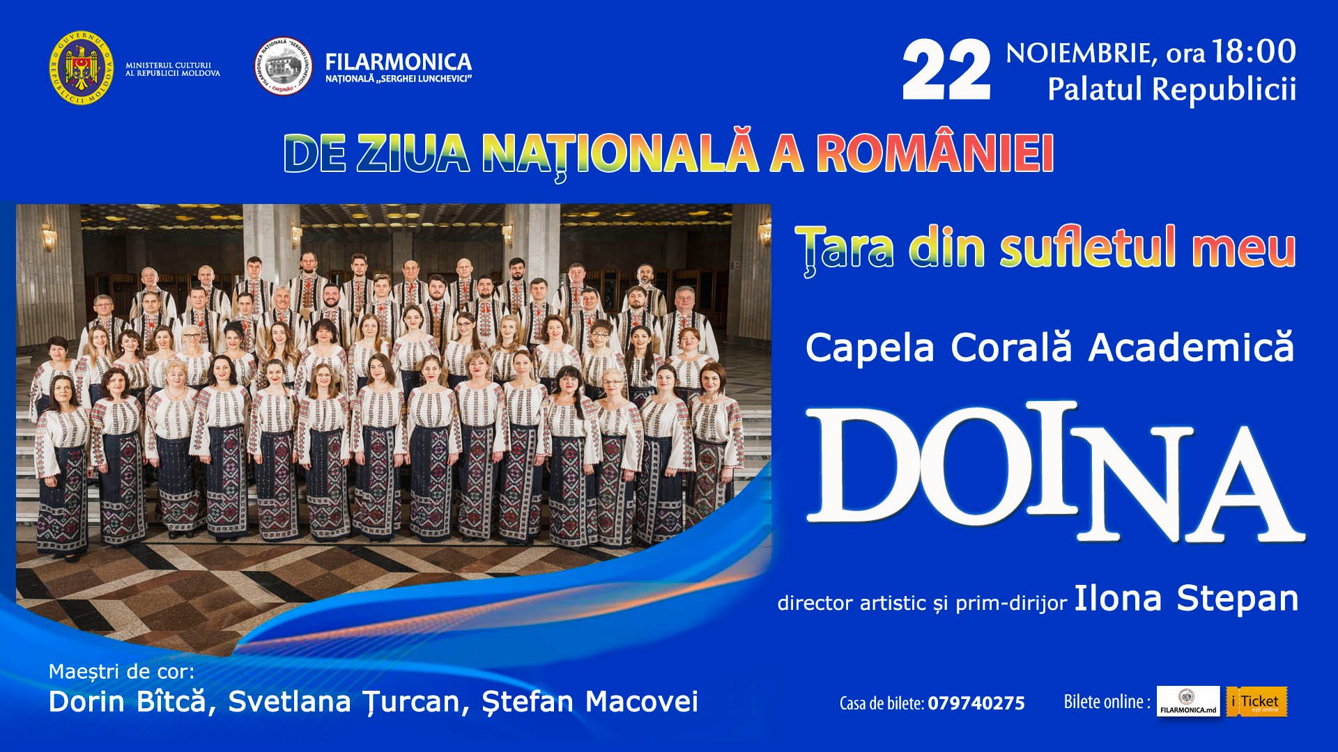 Concert Coral de Ziua Națională a Romaniei - Țara din sufletul meu 
