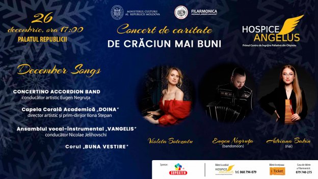 CONCERT DE CARITATE  -  DE CRĂCIUN MAI BUNI