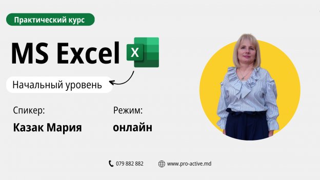 Практический курс MS Excel, Начальный уровень 