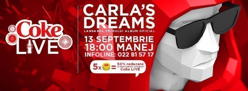 Coke LIVE - Carla's Dreams (Lansarea Albumului Oficial)