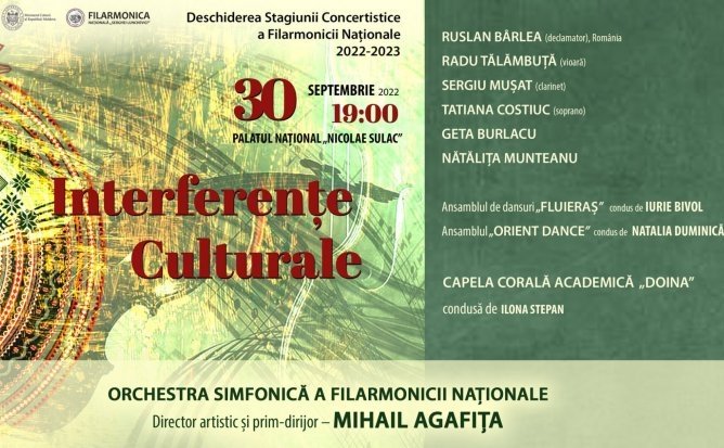 Deschiderea Stagiunii Concertistice 2022-2023. Concert Vocal-Simfonic
