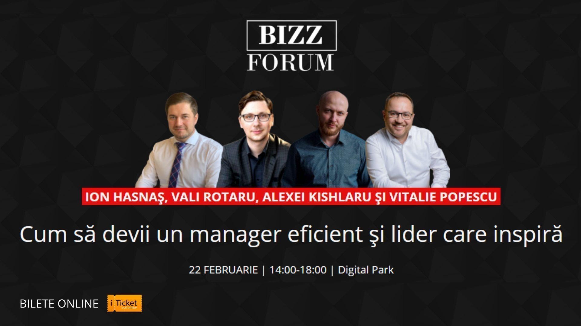 BIZZ FORUM - Cum sa devii un manager eficient si lider care inspira