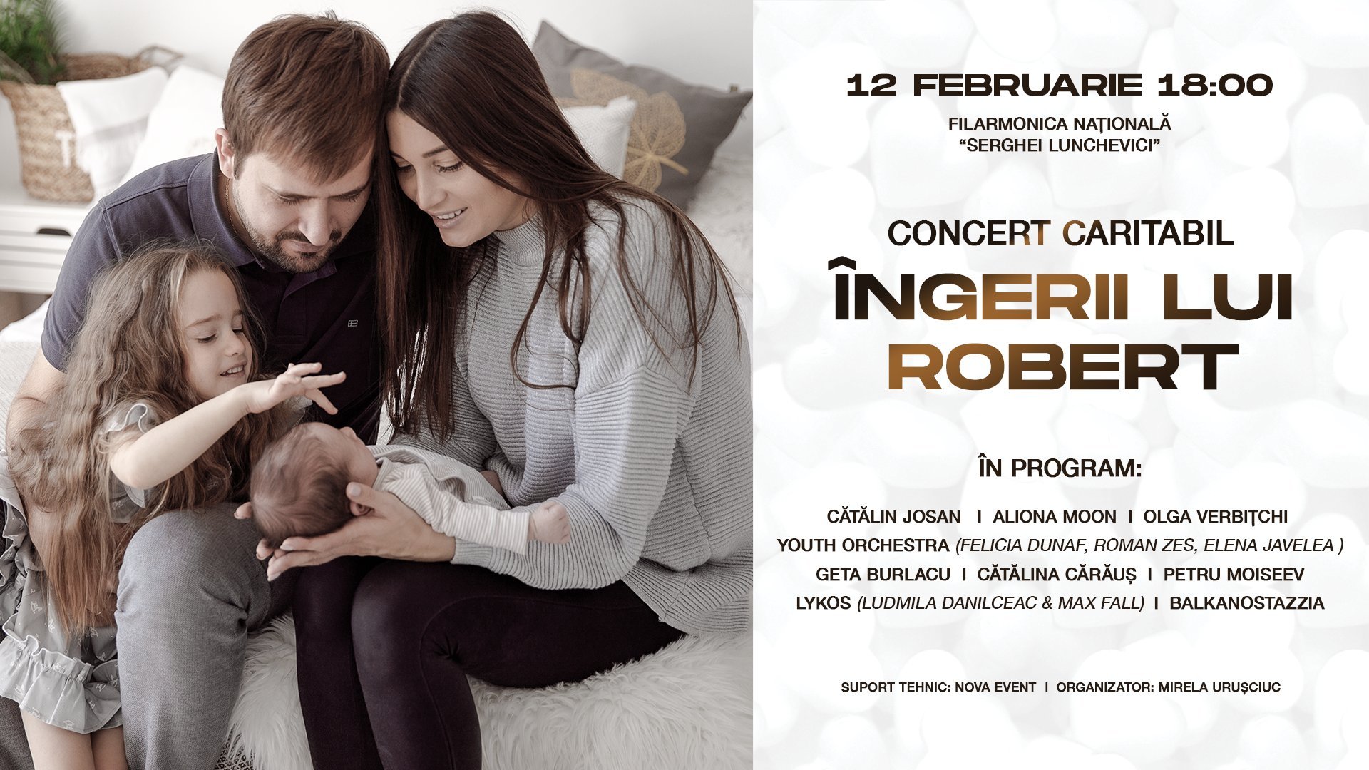 Concert caritabil - Ingerii lui Robert