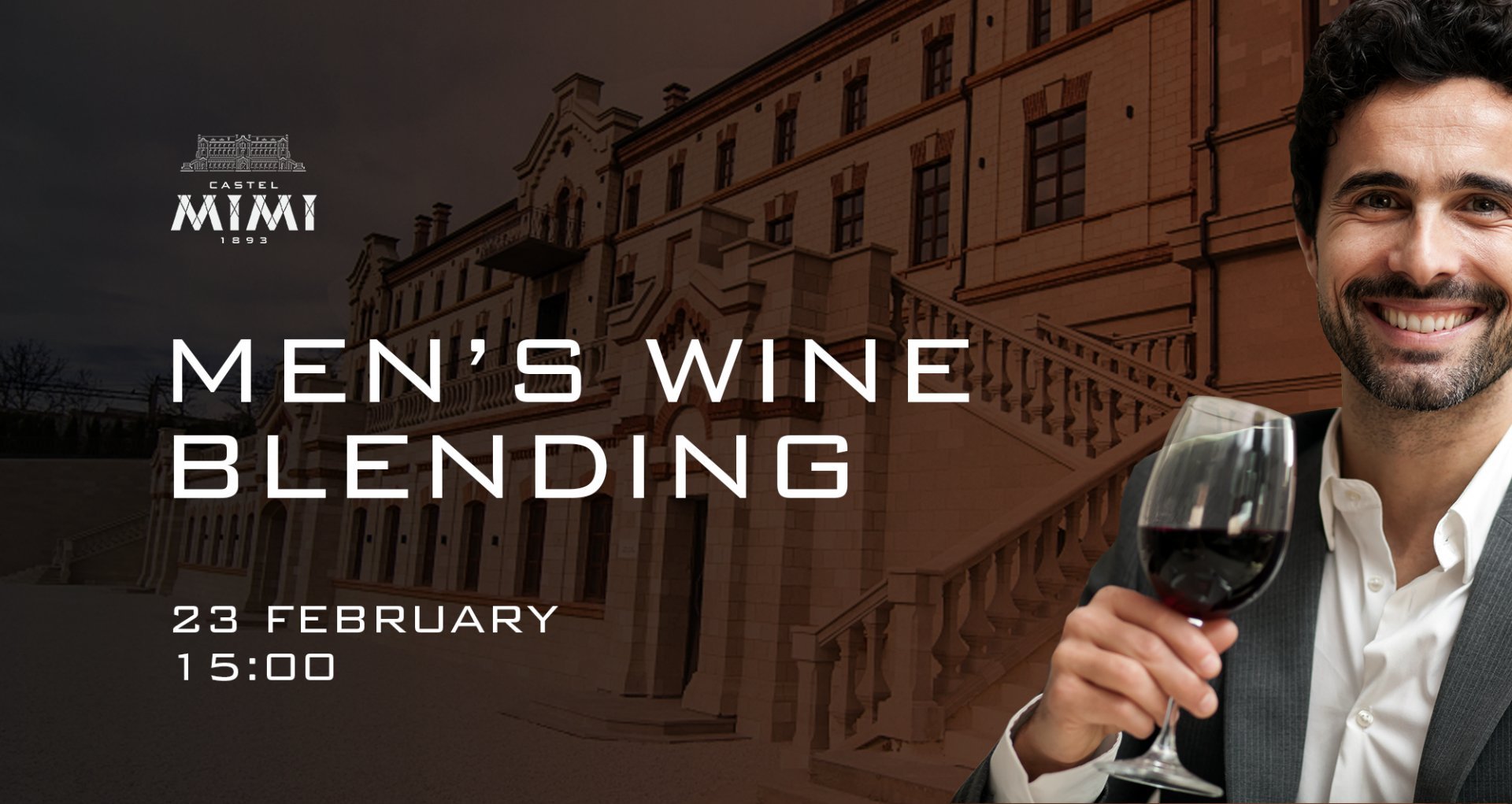 Men's wine blending