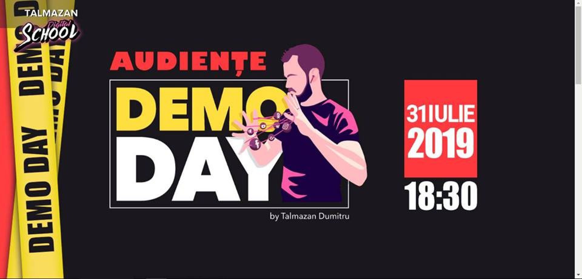 Demo Day | Audiente cu Dumitru Talmazan 