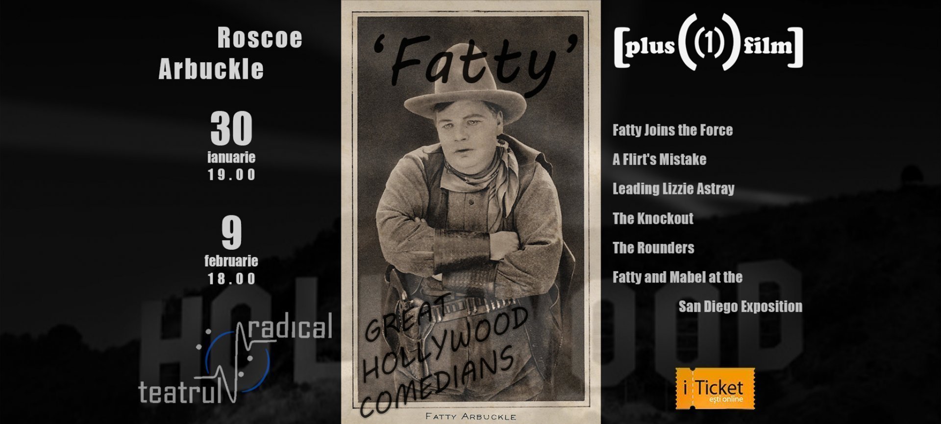 GREAT HOLLYWOOD COMEDIANS - Short films by Roscoe "Fatty" Arbuckle