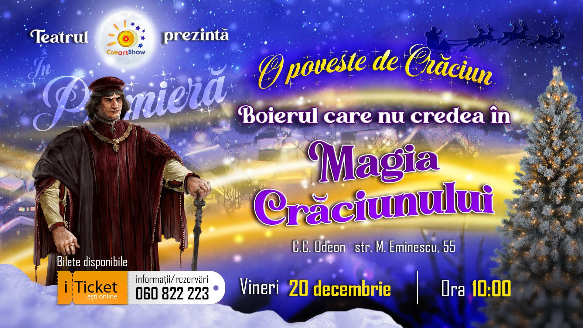 O poveste de Crăciun: "Boierul care nu credea în Magia Crăciunului!” | 20 Decembrie