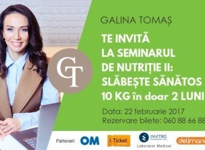 Galina Tomas te invata cum sa slabesti sanatos 10 kg februarie