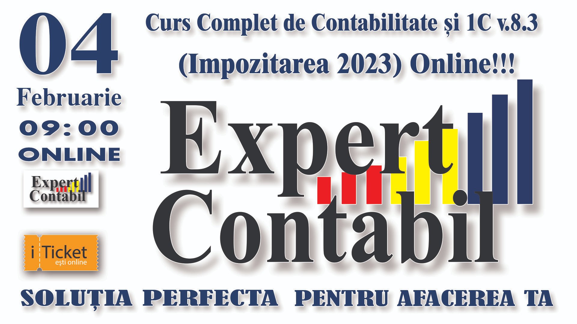 CURS COMPLET DE CONTABILITATE ȘI 1C vs8.3: (IMPOZITAREA 2023) ONLINE!!! 