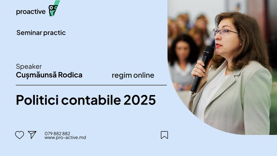 Politici contabile 2025 