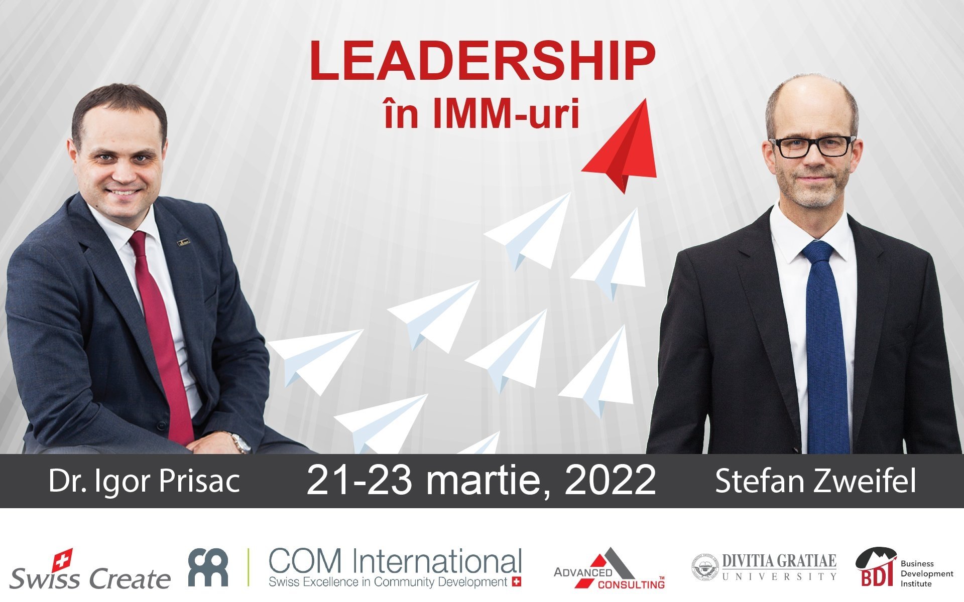 Leadership în IMM-uri 21-23 MARTIE 2022