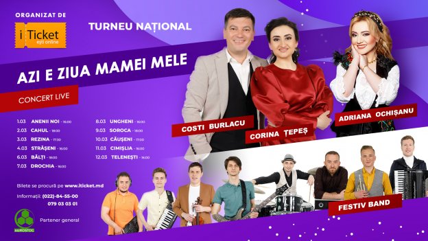 Concert la Telenești - Azi e ziua Mamei mele