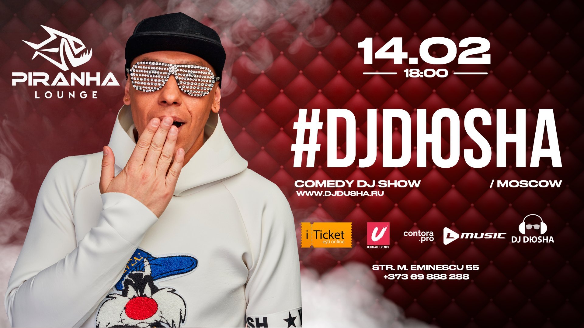 DJ DЮSHA - Comedy DJ Show в Кишинёве!