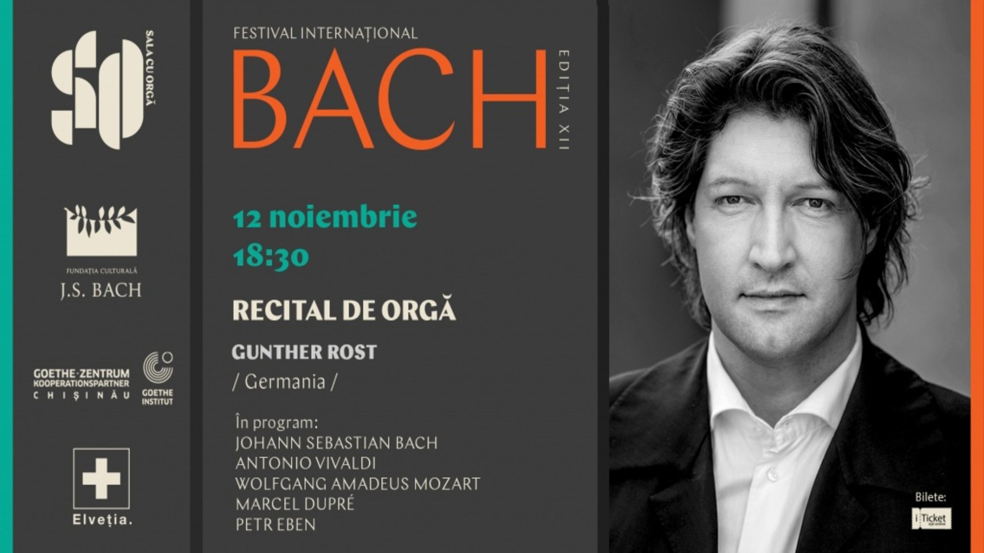 RECITAL DE ORGĂ - Festivalul ”J.S.Bach”
