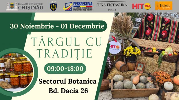 Târgul cu Tradiție 30 noiembrie - 1 decembrie