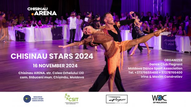 16 noiembrie 10.00 - 18.30 - Chisinau Stars 2024  