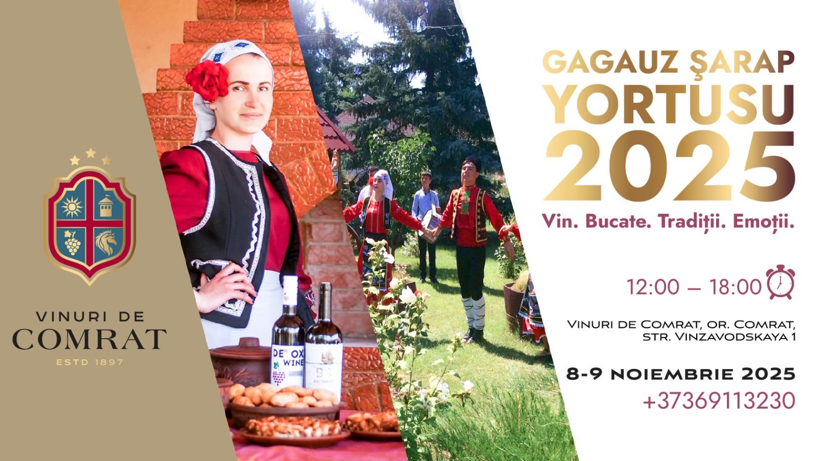 Gagauz Şarap Yortusu 2025 в Vinuri de Comrat