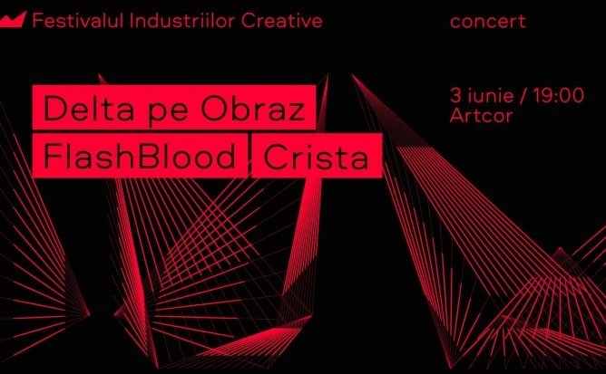 Delta pe Obraz, FlashBlood & Crista | Festivalul Industriilor Creative