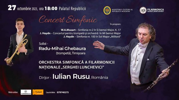 Concert simfonic, dirijor - Iulian Rusu, România