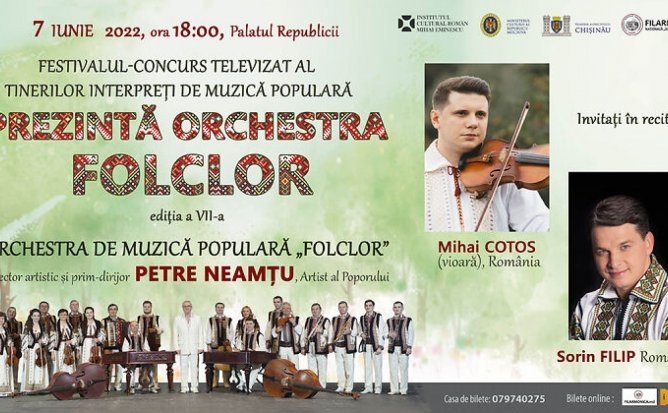 Festivalul-Concurs Televizat al Tinerilor Interpreți de Muzică Populară PREZINTĂ ORCHESTRA FOLCLOR