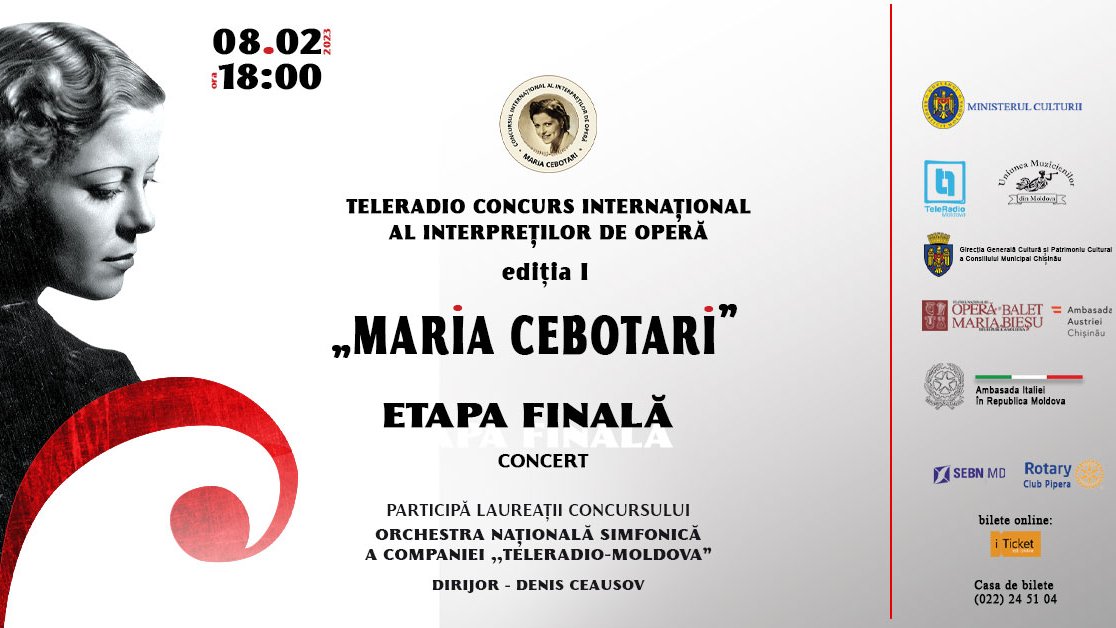 Concurs Internațional al Interpreților de Operă "Maria Cebotari" - Etapa finală