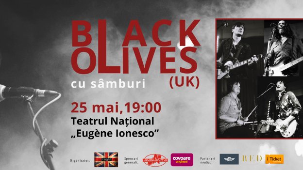 Black Olives (UK) concert live exclusiv la Chisinau + invitati speciali