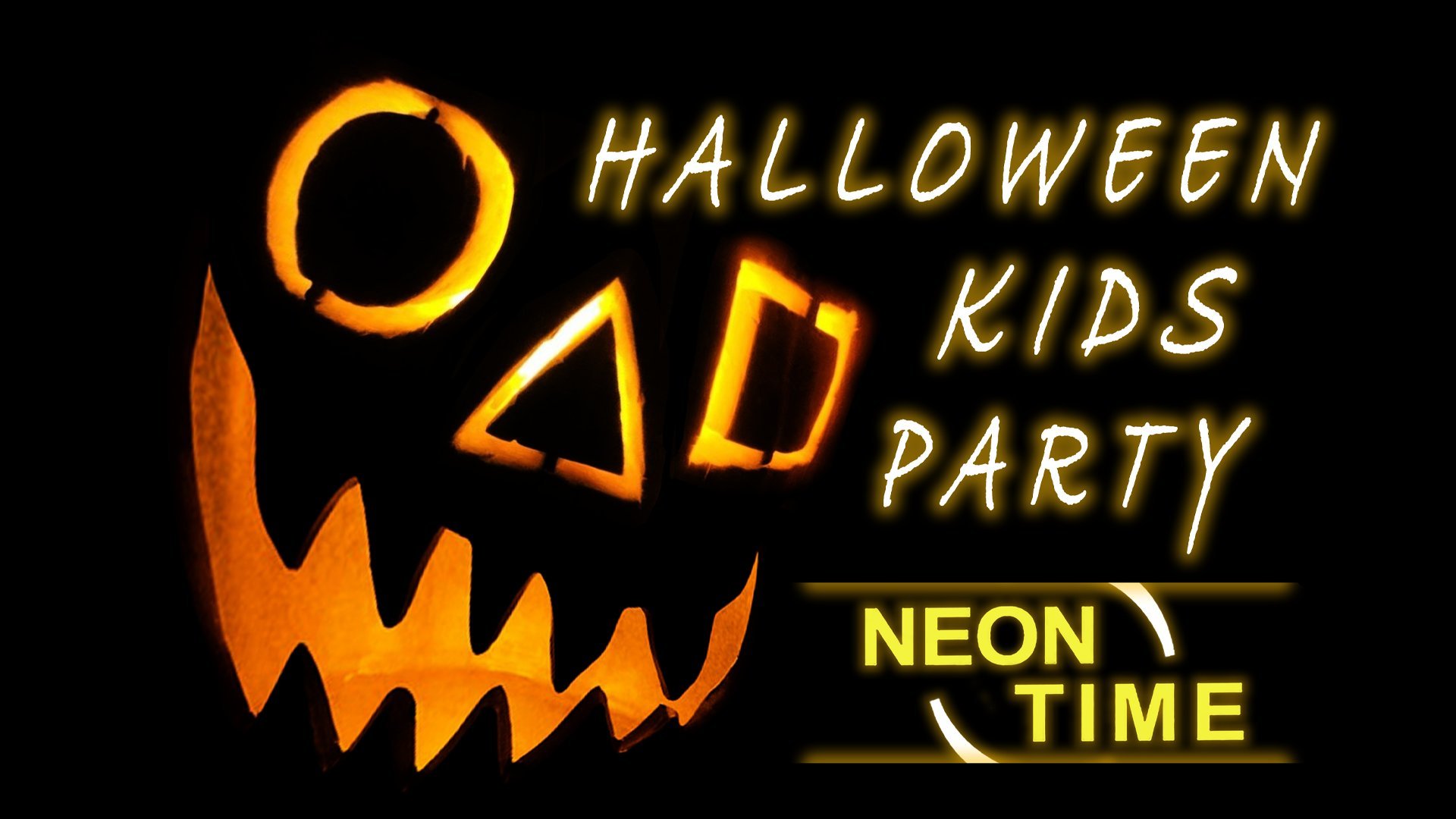 Neon Time Halloween Party