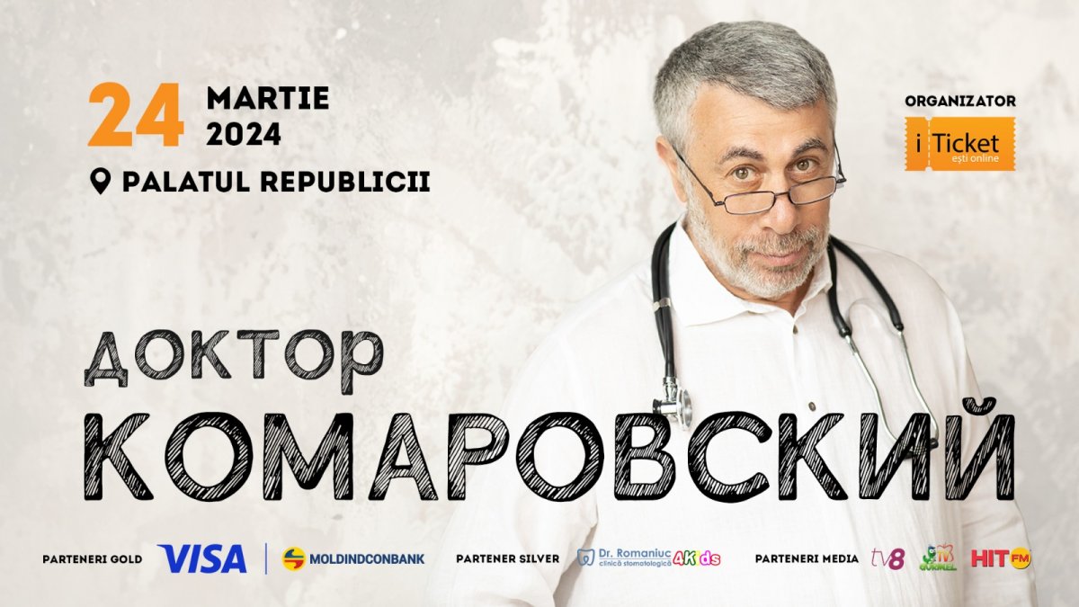 Doctor Komarovskiy la Chișinău iTicket