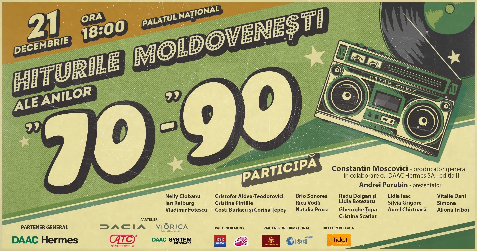 Hiturile Moldovenești ale anilor 70-90
