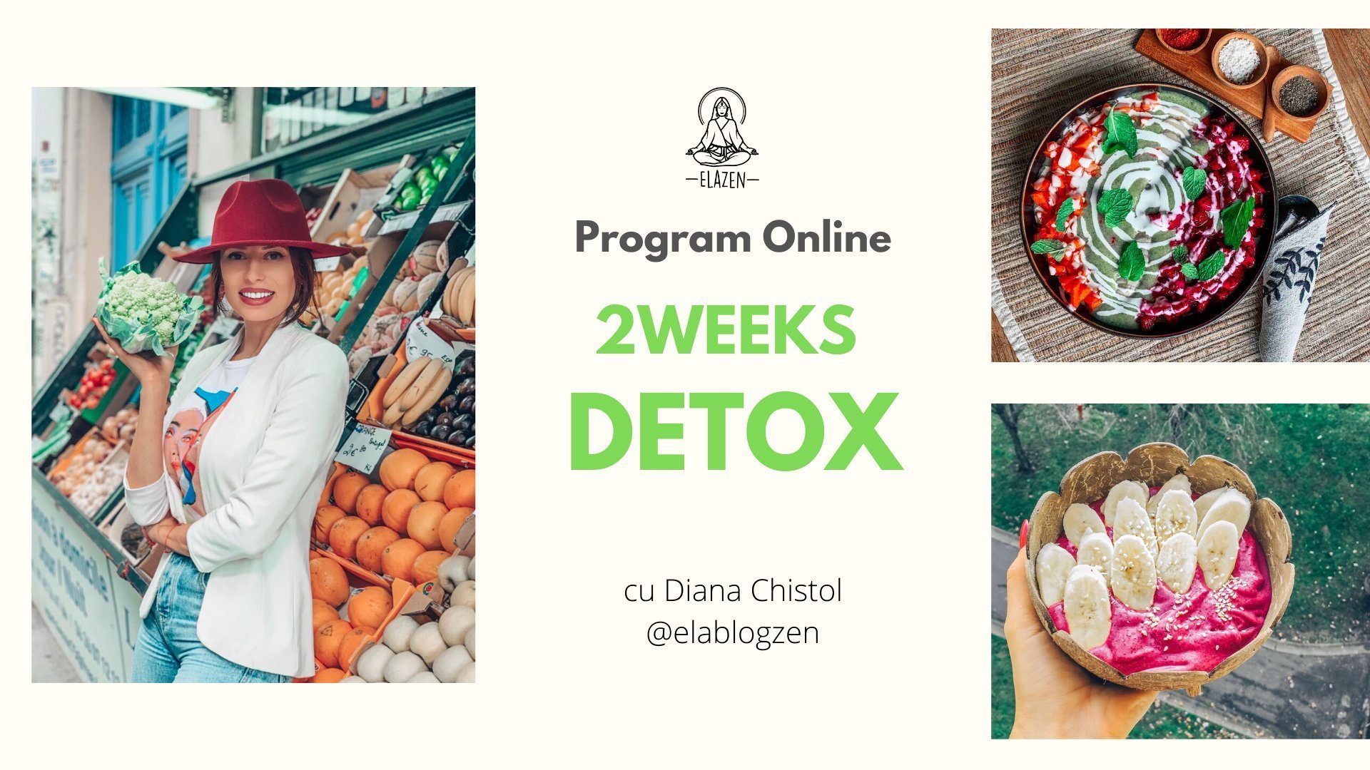 Detox1 cu Diana Chistol - Program Online de Detox | Editia 14
