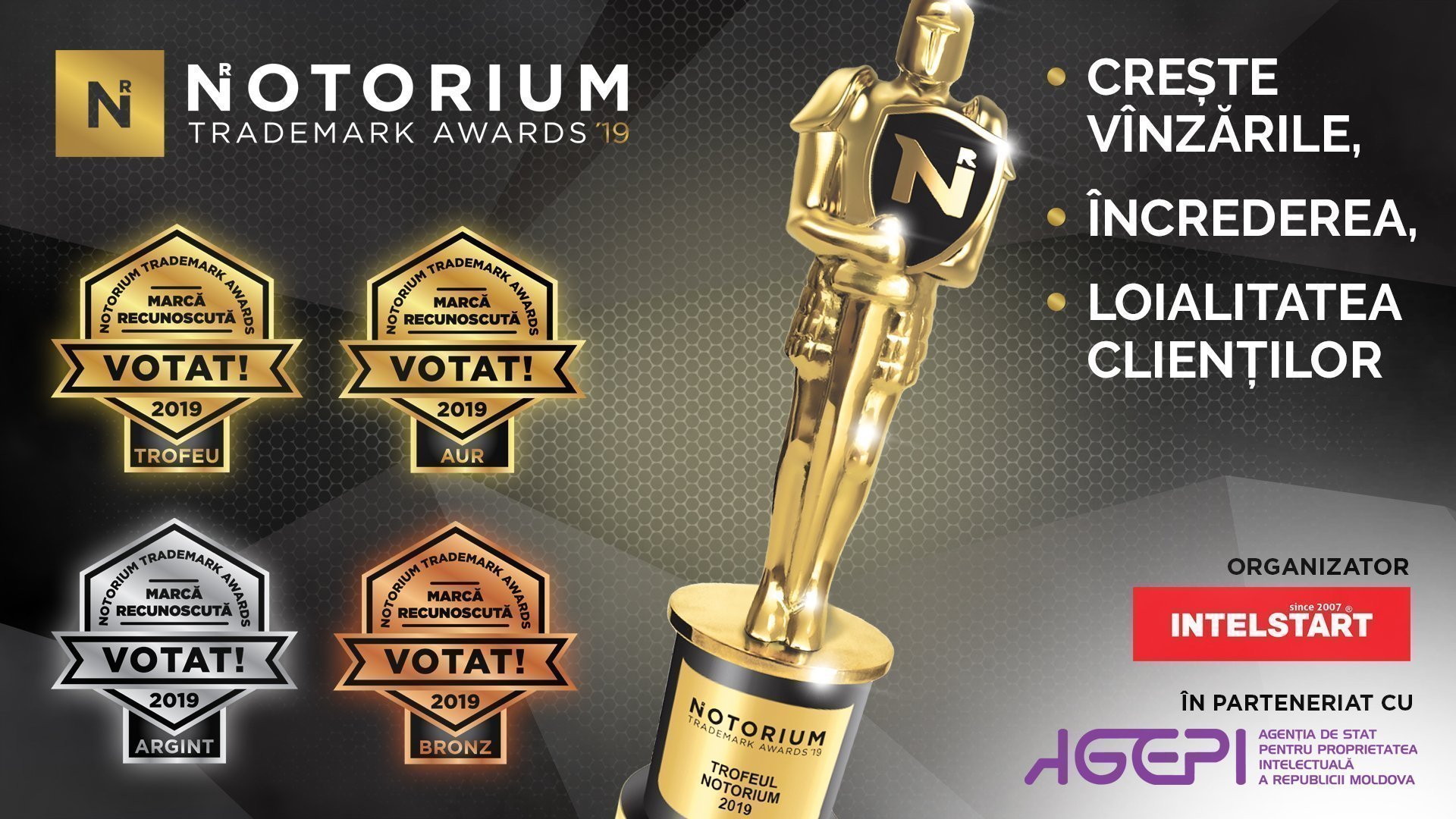 Concursul Marcilor Recunoscute Notorium Trademark Awards