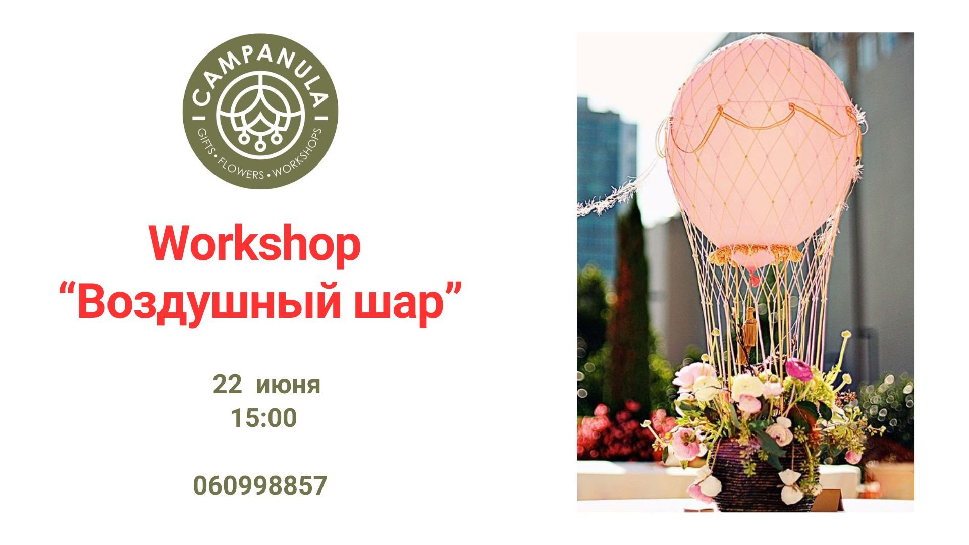 Workshop «Воздушный шар»