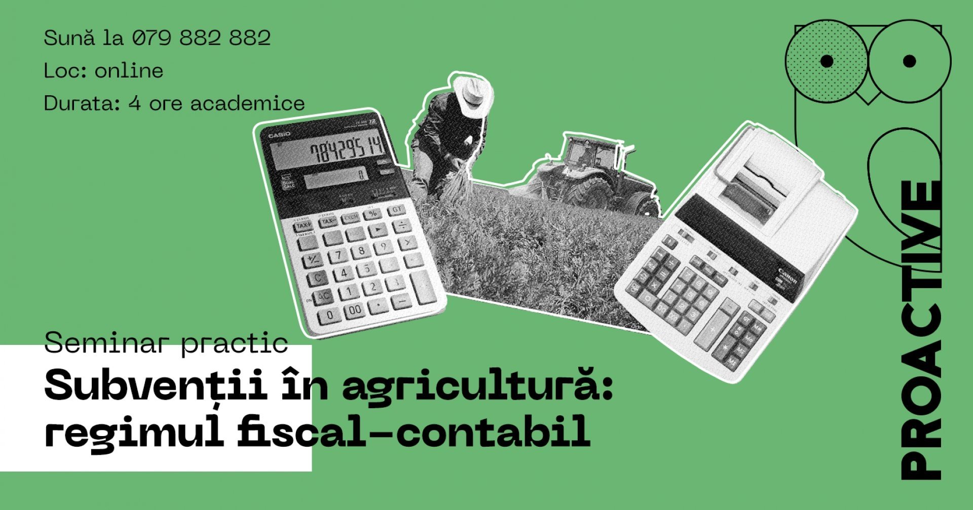 Seminar practic ”Subvenții în agricultură: regimul fiscal-contabil”