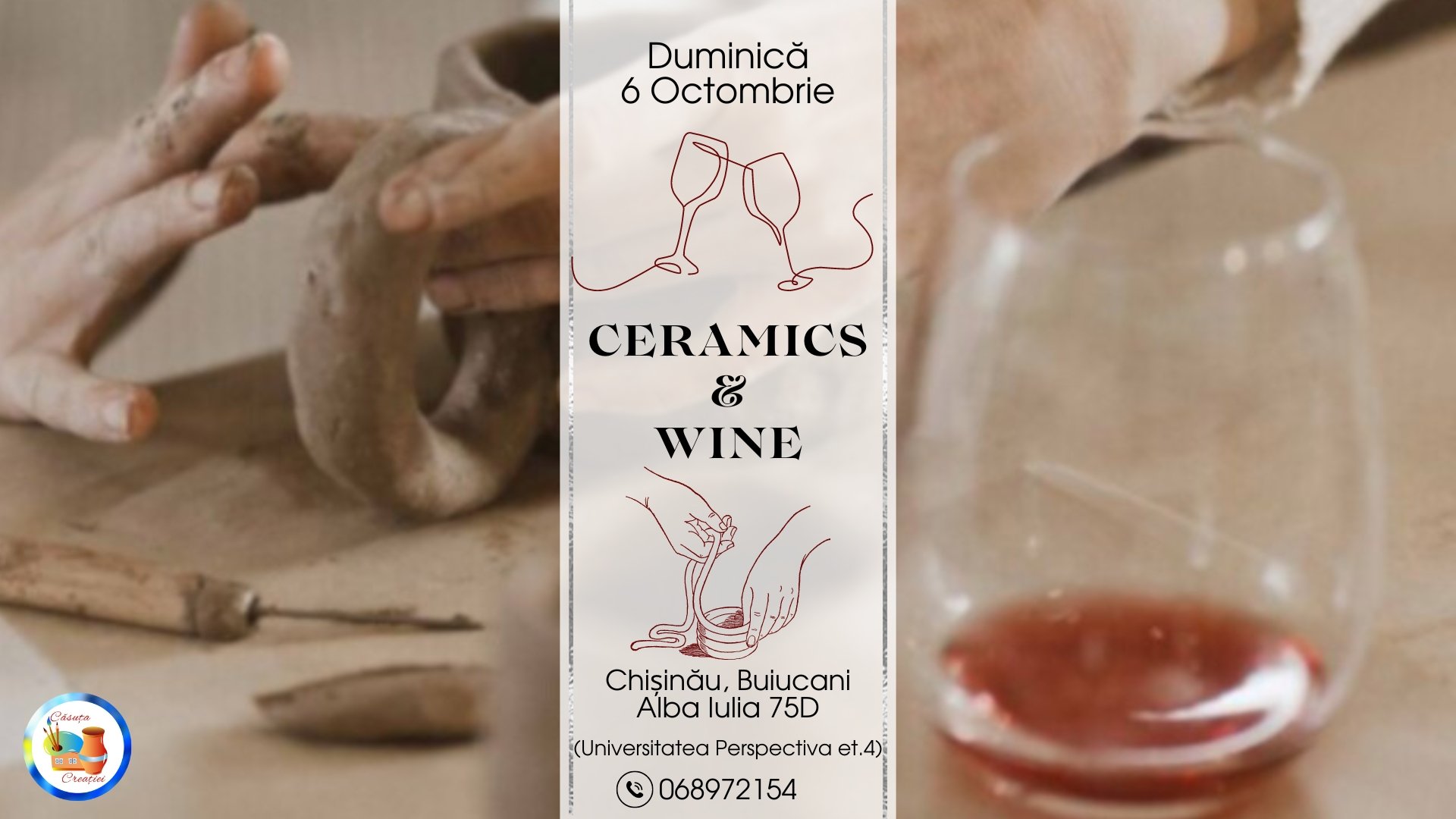 Workshop Ceramics & Wine