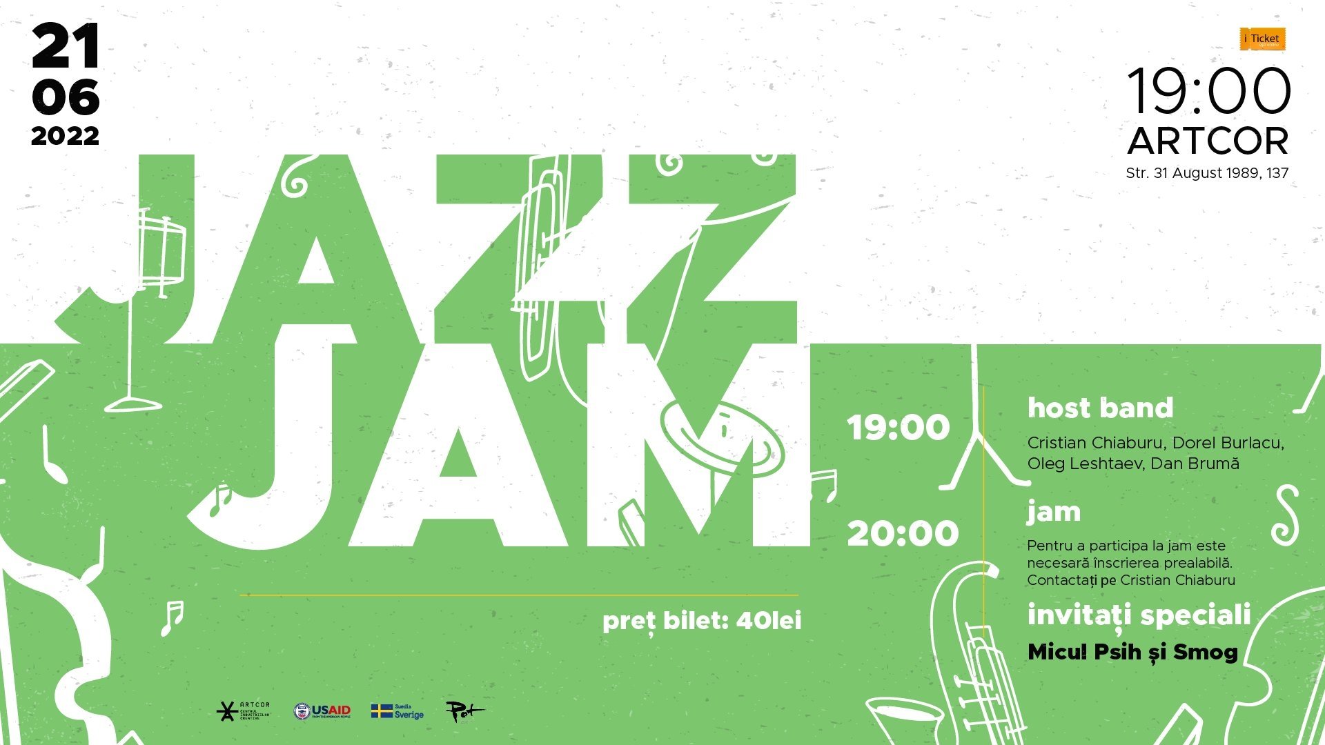 Jazz Jam | Artcor | 21 Iunie