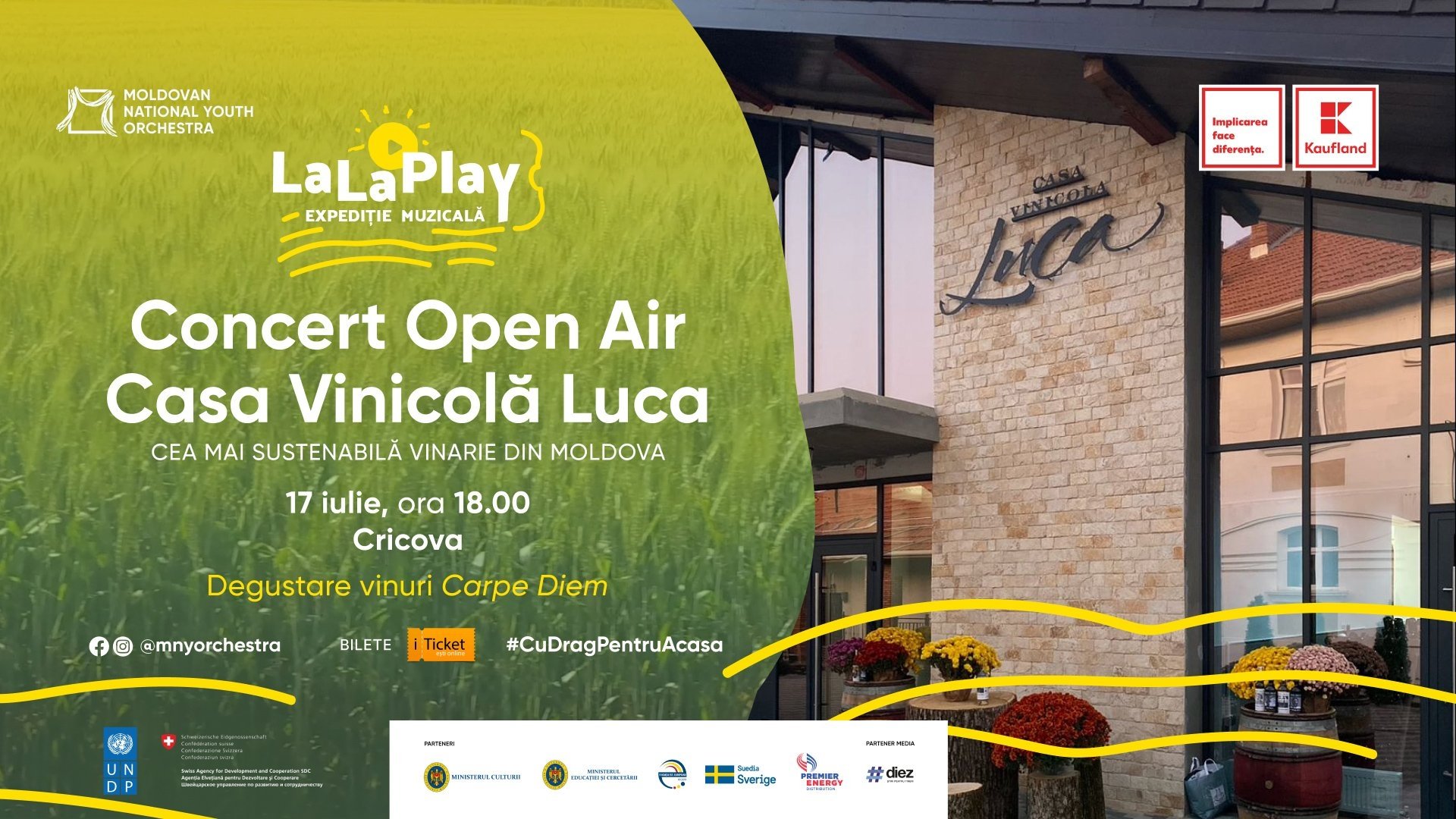 Concert Open Air Casa Vinicolă Luca