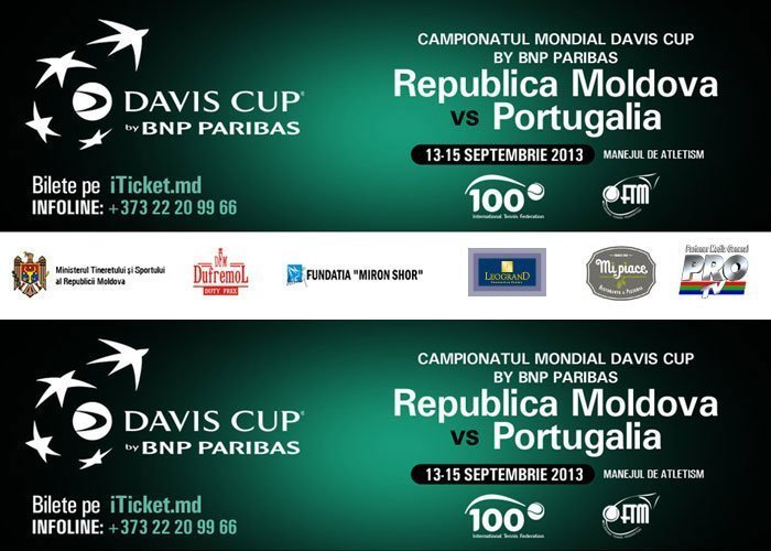 Campionatul Mondial pe Echipe "Davis Cup by BNP Paribas R. Moldova vs Portugalia" 