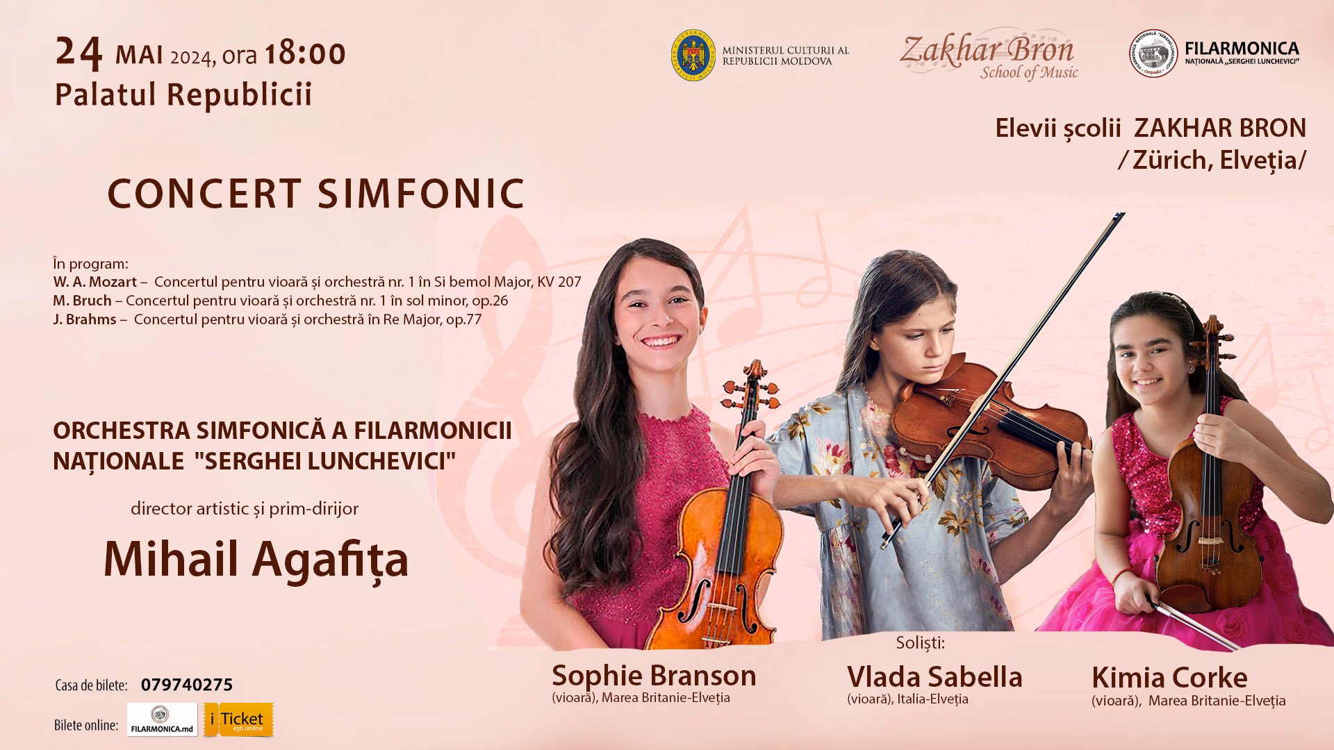 Concert Simfonic elevii școlii ZAKHAR BRON 