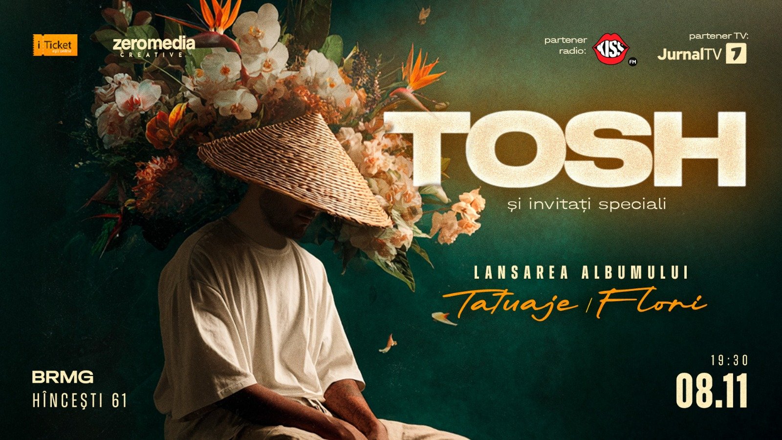 Concert TOSH - Lansarea albumului "Tatuaje/Flori"
