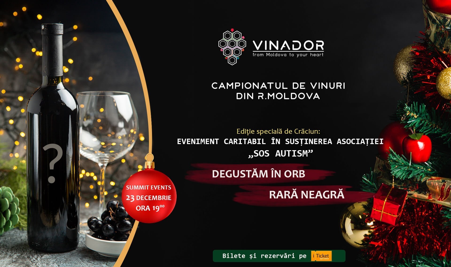 Campionatul de Vinuri din R. Moldova. Editie Speciala de Craciun - Rara Neagra