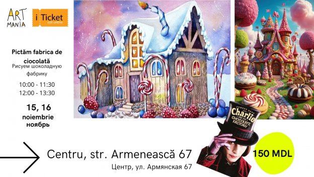 Atelier de pictură: Fabrica de ciocolată Charlie