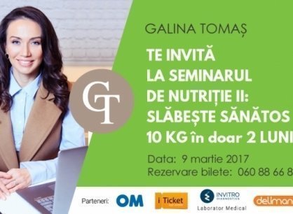 Galina Tomas te invata cum sa slabesti sanatos 10 kg