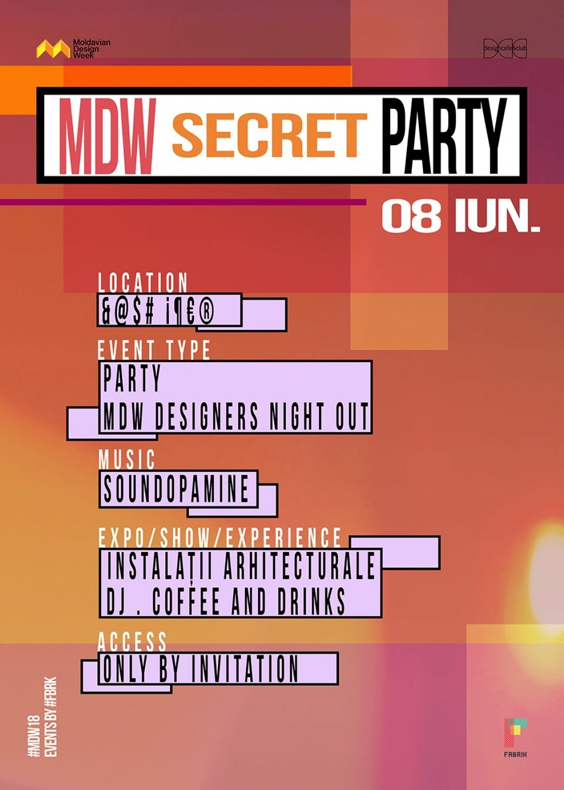 Secret Party Za Dizainar