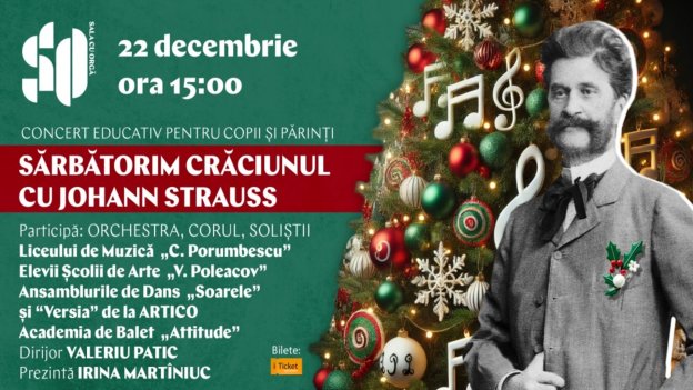 SĂRBĂTORIM CRĂCIUNUL CU JOHANN STRAUSS