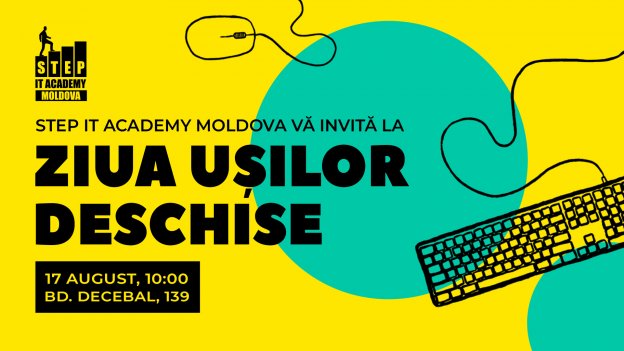 Ziua Ușilor Deschise la STEP IT Academy Moldova