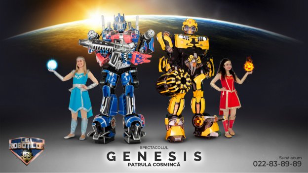 Genesis - Calatorie in Sistemul Solar | Spectacol Interactiv de Animatie pentru copii | 01 OCTOMBRIE 2023 | 11-00 | +5