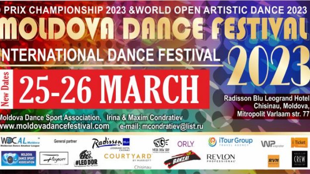 26 Martie 12:00-18:30 - Moldova Dance Festival 2023  