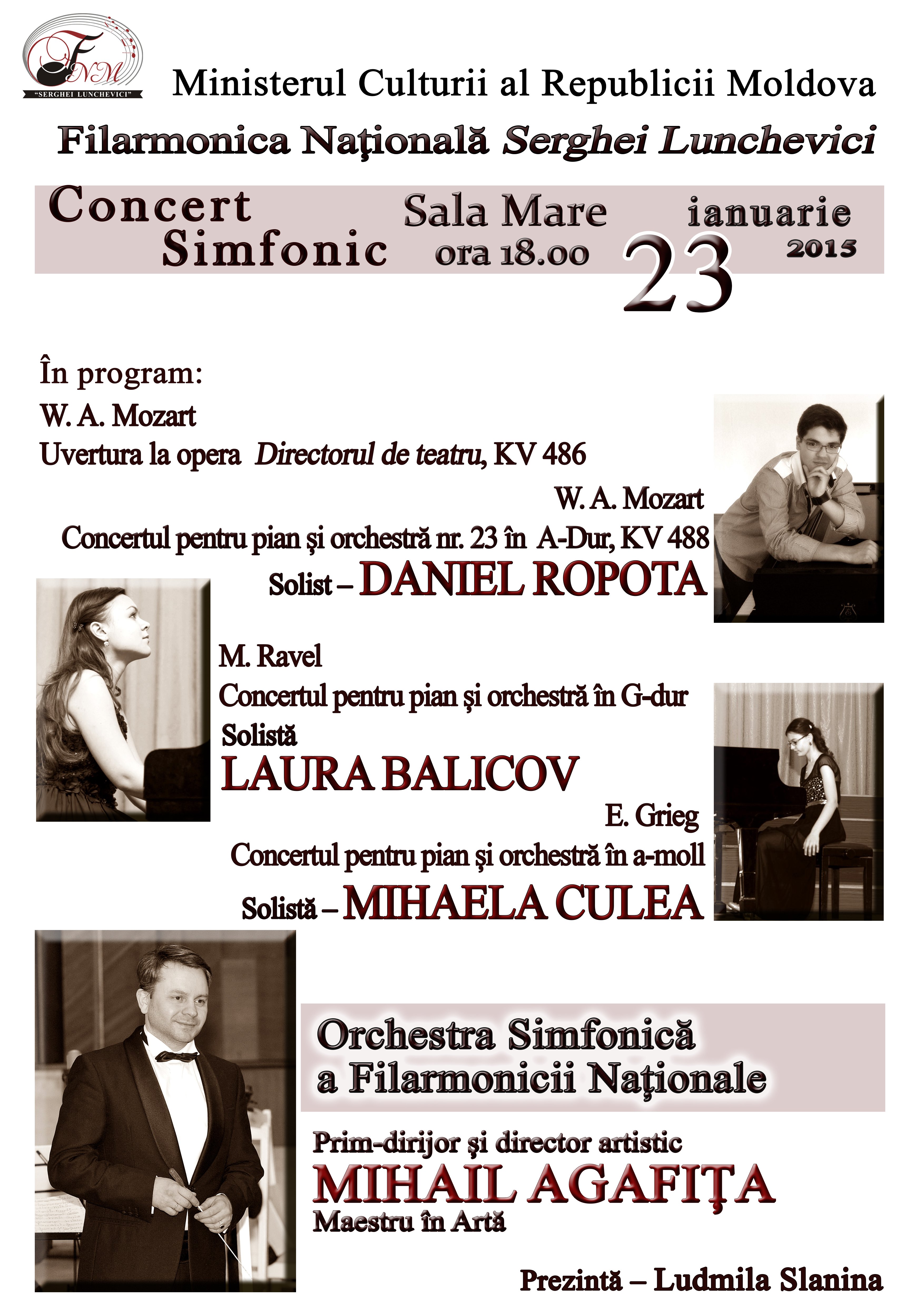 Concert Simfonic ianuarie